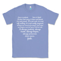 Colony Blue Love is patient Love is Kind 1 Corinthians 1348 Classic Tee - trangStudio