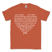 Copper Love is patient Love is Kind 1 Corinthians 1348 Classic Tee - trangStudio