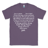 Lavender Love is patient Love is Kind 1 Corinthians 1348 Classic Tee - trangStudio
