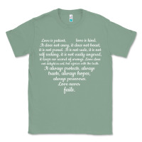 Sage Love is patient Love is Kind 1 Corinthians 1348 Classic Tee - trangStudio