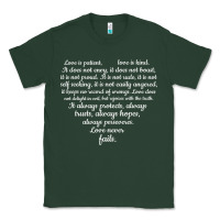 Sports Green Love is patient Love is Kind 1 Corinthians 1348 Classic Tee - trangStudio