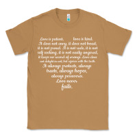 Toasted Coconut Love is patient Love is Kind 1 Corinthians 1348 Classic Tee - trangStudio