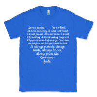 True Royal Love is patient Love is Kind 1 Corinthians 1348 Classic Tee - trangStudio