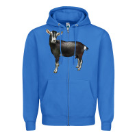 True Royal Alpine Goat Zipper Hoodie - LillyAllenDesigns