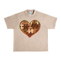 French Oak melanin skin tone heart black history Urban Heavy Tee - CowGirlArtShop