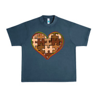Midnight Navy melanin skin tone heart black history Urban Heavy Tee - CowGirlArtShop