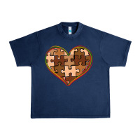 Navy melanin skin tone heart black history Urban Heavy Tee - CowGirlArtShop