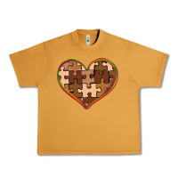 Peanut Butter melanin skin tone heart black history Urban Heavy Tee - CowGirlArtShop
