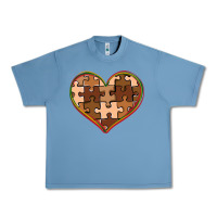 Pebble Blue melanin skin tone heart black history Urban Heavy Tee - CowGirlArtShop