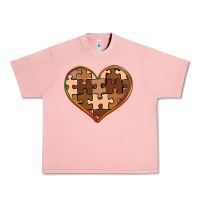Salmon melanin skin tone heart black history Urban Heavy Tee - CowGirlArtShop