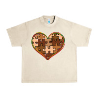 Sandshell melanin skin tone heart black history Urban Heavy Tee - CowGirlArtShop