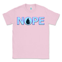 Bubblegum Pink NOPE  Blue Magic  Island Mana Symbol Classic Tee - trangStudio