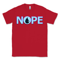 Red NOPE  Blue Magic  Island Mana Symbol Classic Tee - trangStudio