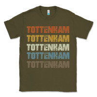 Army Green Retro Vintage Tottenham London Classic Tee - trangStudio