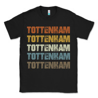 Black Retro Vintage Tottenham London Classic Tee - trangStudio
