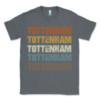 Charcoal Heather Retro Vintage Tottenham London Classic Tee - trangStudio