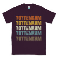 Plum Retro Vintage Tottenham London Classic Tee - trangStudio