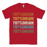 Red Retro Vintage Tottenham London Classic Tee - trangStudio