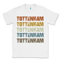 White Retro Vintage Tottenham London Classic Tee - trangStudio