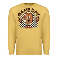 Antique Gold game day football Premium Sweatshirt - BarkalooDesign