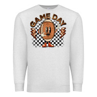 Oatmeal Heather game day football Premium Sweatshirt - BarkalooDesign