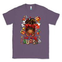Lavender one merry nurse afro messy bun Classic Tee - texasbilliewilder