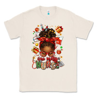 Natural one merry nurse afro messy bun Classic Tee - texasbilliewilder