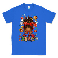 True Royal one merry nurse afro messy bun Classic Tee - texasbilliewilder
