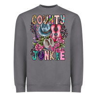 Storm country music junkie Heavyweight Sweatshirt - CowhideDigitalArt