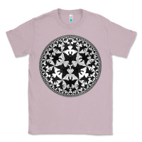 Lilac M.C. Escher Circle Limit IV Classic Tee - trangStudio