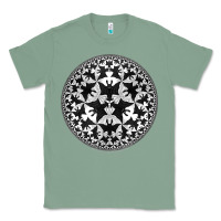 Sage M.C. Escher Circle Limit IV Classic Tee - trangStudio