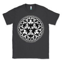 Smoke M.C. Escher Circle Limit IV Classic Tee - trangStudio