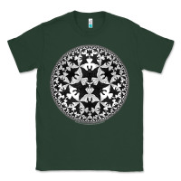 Sports Green M.C. Escher Circle Limit IV Classic Tee - trangStudio