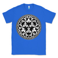 True Royal M.C. Escher Circle Limit IV Classic Tee - trangStudio