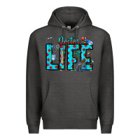 Charcoal Heather Doctor Life Premium Hoodie - CowhideDigitalArt