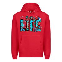 Red Doctor Life Premium Hoodie - CowhideDigitalArt