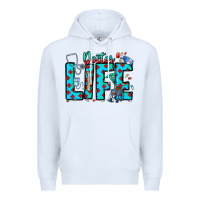 White Doctor Life Premium Hoodie - CowhideDigitalArt