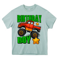 Arona birthday boy monster truck Heavy Core Tee - Jasminsmagicworld