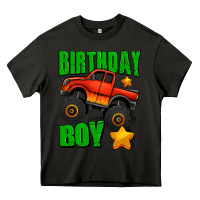Asphalt birthday boy monster truck Heavy Core Tee - Jasminsmagicworld