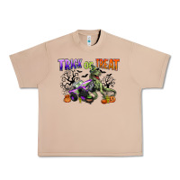 Burro trick or treat with monster truck and t rex Urban Heavy Tee - CowGirlArtShop