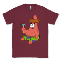 Burgundy patrick the star gift Classic Tee - trangStudio