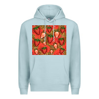 Blue Mist strawberries Premium Hoodie - Jasminsmagicworld