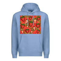 Colony Blue strawberries Premium Hoodie - Jasminsmagicworld