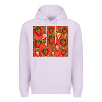 Lilac strawberries Premium Hoodie - Jasminsmagicworld