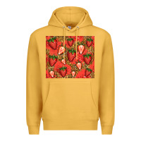 Mustard strawberries Premium Hoodie - Jasminsmagicworld