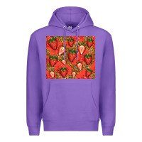 Purple strawberries Premium Hoodie - Jasminsmagicworld