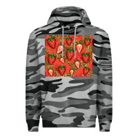 Slate Camo strawberries Premium Hoodie - Jasminsmagicworld
