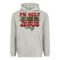 Moon Dust i'm only talking to jesus today christmas Heavyweight Hoodie - BarkalooDesign