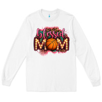 White blessed basketball mom lightbulb letters Long Sleeve Tee - OliviaCreatesArt