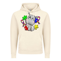 Vintage Artic autism hippopotamus Vintage Hoodie - CowGirlArtShop